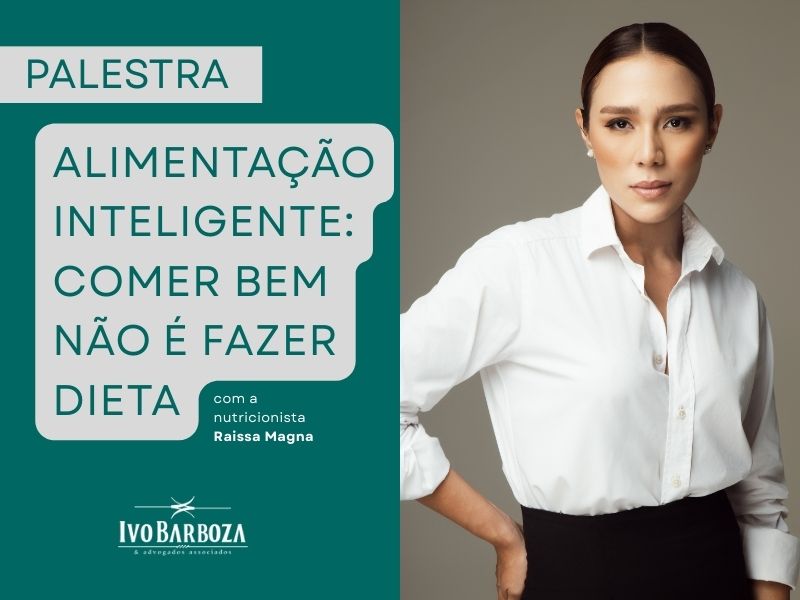 Nutricionista dá palestra para equipe do escritório Ivo Barboza