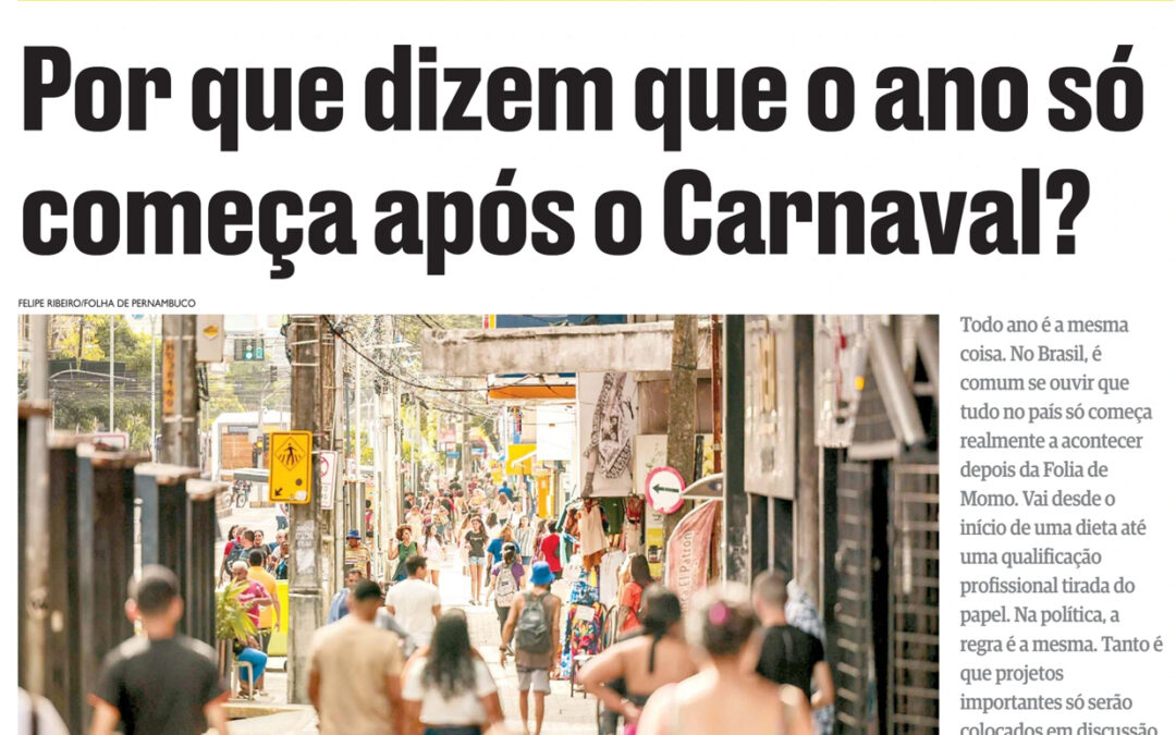 Folha de PE entrevista o especialista e sócio do escritório, Alexandre Albuquerque